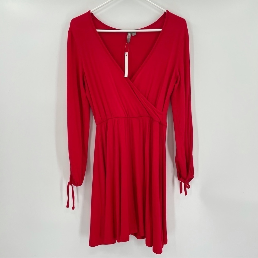 NEW! ASOS Red Wrap Style Dress. Size 6 Petite